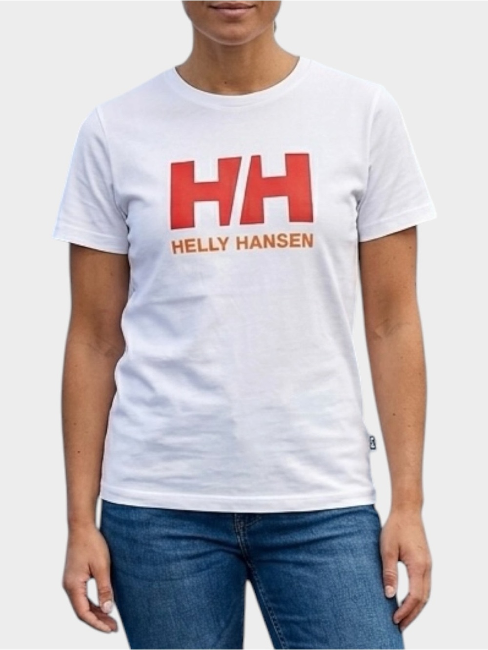 Helly Hansen‎ Logo T-Shirt in White Women’s Size M NWT
